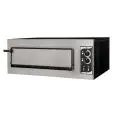 FOUR ÉLECTRIQUE MÉCANIQUE À PIZZA- Mod. BASIC 1/50 - N. 1 chambre - Plan de cuisson en briques réfractaires- Dim. de la chambre  62 x  50 x 12 h - N. Pizzas 1 (Ø cm 45) - Puissance 4 Kw - Norme CE