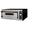 FOUR ELECTRIQUE MECANIQUE POUR PIZZA - Mod. BASIC XL4 - N.1 chambre - Plaque de cuisson en briques réfractaires - Dimensions chambre 72x72x14h cm - N. Pizza 4 (Ø 30 cm) - Puissance 6 Kw - Norme CE