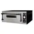 FOUR ÉLECTRIQUE MÉCANIQUE À PIZZA - Mod. BASIC XL6 TR - N. 1 chambre - chambre de cuisson entièrement en briques réfractaires - Dim. de la chambre72 x  108 x h14 cm- N. Pizzas 6 (Ø cm 35) - Puissance 9 - Norme CE