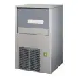 MACHINE À GLAÇONS EN GRAIN COMPACT - Cod. TMG130 - PRODUCTION JUSQU'À  kg 60/24 h - PUISSANCE ABSORBÉE  420 W - Capacità contenitore Kg 10 - Dim. cm L 45 x P 62 x H 68 - Norme CE