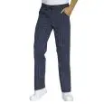 PANTALON GLASGOW - MOD. 044682 - 65% POLYESTER ET 35% COTON - BLEU À CARREAUX BLANCS