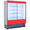 PRÉSENTOIR MURAL RÉFRIGÉRÉ AVEC PORTES COULISSANTES- MOD. VULCANO VS 60 PEINT - CONVIENT POUR CHARCUTERIE ET LAITAGES- Portes en verre coulissantes -À BASSE CONSOMMATION D'ÉNERGIE - VENTILÉ - TEMPÉRATURE MINIMALE DE SERVICE °C +3/+5 - SELF SERVICE -NON MO