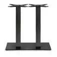 TIFFANY BASE - MOD. 5082VN - BASE RECTANGULAIRE cm 75x40 - 4 PIEDS RÉGLABLES - DOUBLE COLONNE CARRÉE EN ACIER PEINT NOIR 80x80 mm - SUPPORTS DE FIXATION AU SOMMET EN FONTE - TOP MAX cm 160x90 - POUR USAGE INTÉRIEUR - DIM. cm L 75 x P 40 x H 73 - NORME CE