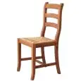 CHAISE HAÏTI ASH - MOD. SD 085 - STRUCTURE EN BOIS DE HÊTRE - SIÈGE EN PAILLE - POUR USAGE INTÉRIEUR - DIM. Cm L 42 x P 47 x H 94 - HAUTEUR D'ASSISE CM 46 - NORME CE