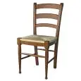CHAISE MAIA - MOD. SD 031 - STRUCTURE EN BOIS DE HÊTRE - SIÈGE EN FORME DE PAILLE - POUR USAGE INTÉRIEUR - DIM. Cm L 43 x P 46 x H 88 - HAUTEUR D'ASSISE CM 46 - NORME CE