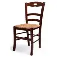 CHAISE DE VILLAGE - MOD. SD 079 - STRUCTURE EN BOIS DE HÊTRE - SIÈGE EN PAILLE - POUR USAGE INTÉRIEUR - DIM. Cm L 42 x P 41 x H 88 - HAUTEUR D'ASSISE CM 47 - NORME CE