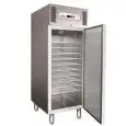 ARMOIRE RÉFRIGÉRÉE EN ACIER INOX AISI 304 - GLACIERS - VENTILÉ - Mod. G-GE800BT - CAPACITÉ BRUTE 737 Lt - N. 1 PORTE - Température -10º/-22ºC - Dim. 74x99x201 cm - CAPACITÉ BRUTE À CONTENIR 54 BACS À GLACE DE 5 Lt - Norme CE