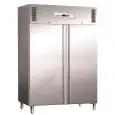 ARMOIRE RÉFRIGÉRÉE EN ACIER INOX AISI 304 - VENTILÉ - Mod. G-GN1410BT - GASTRONORM 2/1 ( 65x53cm) - N. 2 PORTES - CAPACITÉ BRUTE 1325 LT - Température -18°/-22°C - Dim. 148x83x201cm - Norme CE