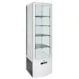 VITRINE RÉFRIGÉRÉE VERTICALE - VITRE SUR 4 LATS - Mod. G-LSC280 - VENTILÉ - CAPACITÉ' Lt 280 - Température +2°/+8°C - Dim. 51,5 x48,5 x203,5 cm - Norme CE