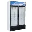 ARMOIRE RÉFRIGÉRÉE EN TÔLE PEINTE- POUR SNACK - STATIQUE - Mod. G-SNACK638L2TNG - Capacité 620 Lt - N. 2 PORTES EN VERRE - Température +1°/+8°C - Dim. 119,8x53x188 cm - Norme CE