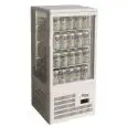 VITRINE RÉFRIGÉRÉE COMPTOIR POUR BOISSONS - VITRE SUR 4 LATS - Mod. G-TCBD68 - Température +2º/+8ºC - Capacité Lt. 68 - VOLTAGE MONOPHASE 230V/1/50Hz - PUISSANCE W 160 - Dim. 42,8 x38,6 x92,4 cm - Poids 33 Kg