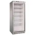 ARMOIRE RÉFRIGÉRÉE EN ACIER INOX AISI 430 ET ABS - STATIQUE - ECO - Mod. G-EF600GSS - N. 1 PORTE EN VERRE - CAPACITÉ 570 LT - Température -18º/-22ºC - Dim. 77,7x69,5x189,5 cm - Norme CE