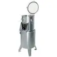 EPLUCHEUSE POUR  POMMES DE TERRE - Mod. PL20 - Capacité de la cuve  20 Kg - Production par heure  550 Kg/h - Puissance  1,5 hp -  0,9 Kw - Monophasé ou Triphasé - Norme CE