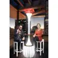 NEBULIZZATORE E RISCALDATORE PER ESTERNO - MOD. AVANA - PUNTO LUCE DEDICATO - RISCALDATORE A RESISTENZA - ABBASSA LA TEMPERATURA QUANDO FA TROPPO CALDO - TIENE LONTANO INSETTI E ZANZARE - RADIOCOMANDO CON FUNZIONI ON/OFF - POTENZA W 1500 - BASE DI APPOGGI