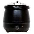 SOUPIÈRE ÉLECTRIQUE - Mod. SKH 10 - Récipient amovibe en acier inox - Capacité lt. 9 - Puissance W 400 - Alimentation monophasé - Dim. ø L 33,5 x h 36,5 cm- Norme CE