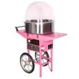 MACHINE À BARBAPAPA AVEC CHARIOT - Mod. ZF 30 - Cuve en acier inox - Production 1 chaque 30 seconds- Puissance kW 1,03 - Alimentation monophasé - Dim.96 x 53 x h 122 cm - Norme CE