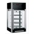 VITRINE CHAUFFANTE - Mod. VRC 108 - Structure autopivotant avec n. 4 tablettesø 36 - Capacité lt 108 - Éclairage à led- Puissance W 1200 - Alimentation monophasé - Dim.47 x 47 x h 87 cm - Norme CE