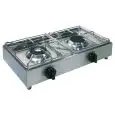 PLAN DE CUISSON 2 FEUX À GAZ - MOD. BIG5002L - 2 BRÛLEURS À GAZ  (il est possible de composer les combinaisons ) - Puissance  kW 3,5 o 2,5 selon la composition - DIMENSIONS  cm L 62 x P 33 x 15 h