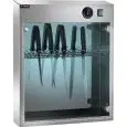 STERILISATEUR ÉLECTRIQUE POUR COUTEAUX MURALS - À RAYONS ULTRAVIOLETS - MOD. SUV 14 - CAPACITÉ 14 COUTEAUX - PUISSANCE DE IRRADIATION: N° 1 LAMPE UV/C W 16 - VOLTAGE 230V/1/50-60Hz - DIM. 54 x  16 x h 64 cm - NORMA CE