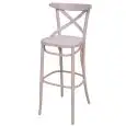 TABOURET AMELIA - MOD. SG 027 - STRUCTURE EN BOIS DE HÊTRE - SIÈGE EN CONTREPLAQUÉ - POUR USAGE INTÉRIEUR - DIM. Cm L 46 x P 52 x H 113 - HAUTEUR D'ASSISE CM 80 - NORME CE