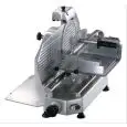 TRANCHEUSE VERTICALE  - Mod. 30AIPVC - Convient pour charcuterie - Alimentation MONOPHASÉ  230V/1/50Hz - Lame Ø 300 - Largeur max de coupe mm 260x200 - Aiguiseur  fixe  - Norme CE