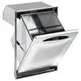 TRÉMIE À DÉCHETS EN ACIER INOXYDABLE - Ligne ICE - Mod. IC TRR 50/60 BF - Conteneur intérieur fixe - Trou de table cm L 44 x 50/60 H (selon modèle)