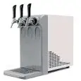 OVERCOUNTER SYSTEM PRE-MIX - MOD. TOP 25 - POUR BIÈRE, VIN, COCA COLA, JUS D'ORANGE (PRODUIT FINI) - 3 VOIES - SYSTÈME DE REFROIDISSEMENT DES BANCS DE GLACE - CAPACITÉ DE REFROIDISSEMENT 25 lt/h - DIMENSIONS cm L 28 x P 61 x 50 H - NORME CE