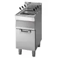 CUISEUR À PÂTE À GAZ SUR MEUBLE - MOD. 70/40 CPG - Compartiment neutre avec porte - N. 1 cuve Lt. 40 - Puissance kW 11,8 - Dimensions: cm L 40 x P 70 x H 85 - Norme CE