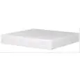BILLOT EN POLYÉTHYLÈNE ALIMNTAIRE BLANC POUR TABOURETS EN ACIER INOXYDABLE - MOD. CPE - ÉPAISSEUR cm 8