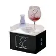 REFROIDISSEUR DE VERRE ET PRODUCTION DE COMPRIMÉS DE GLACE CARBONIQUE - MOD. OLYMPIA - STRUCTURE MÉTHACRYLATE - ALIMENTATION MONOPHASÉE 230V - DIMENSIONS cm L 25 x P 18 x 24 H