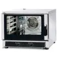 FOUR ÉLECTRIQUE À CONVECTION POUR GASTRONOMIE ET PÂTISSERIE - MOD. MID 4 MEC - AVEC VAPEUR DIRECT - ALIMENTATION TRIPHASÉ  400V/3/50Hz - PUISSANCE KW 5,45 - CAPACITÉ : 4 X (GN 1/1 ; 60X40) - DIMENSIONS  Cm L 84 X P 91 X h 67