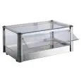 VITRINE,PRÉSENTOIR NEUTRE - MOD. LC62O - N. 1 PLAN D'ÉXPOSITION - PARTIES LATÉRALES ET FRONTALE EN VERRE TREMPÉ  - PORTES EN POLYCARBONATE - DIM. Cm L 57 x P 37 x h 24 - NORME CE