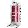 GYROS MACHINE À KEBAB ÉLECTRIQUE - Mod. GYR 100 - STRUCTURE EN ACIER INOX - CAPACITÉ VIANDE  Kg 50-85 - PUISSANCE 7 kW - Triphasé - Norme CE