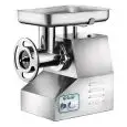 HACHOIR PROFESSIONNEL À VIANDE 32/TN (groupe broyage extractible) - Groupe broyage acier inox - Fonction marche arrière - Puissance hp 3 - 2200W 230V Monophasé 50hz - Production horaire: Kg/h 300-500 - Norme CE