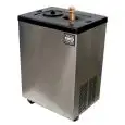 Rafraîchisseur de bouteilles sur meuble à roulettes FAST CHILLER mod. FS2X - Capacité : 2 bouteilles - Idéal pour rafraîchir en quelques minutes vins et autres boissons - Refroidissement à gaz - Consommation 200 W - Alimentation monophasée - Dim. L50 x P3
