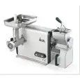 HACHOIR À VIANDE ET RÂPE - MOD MIC 22 - AVEC ENGRANAGE - Structure en ALUMINIUM ANODISÉ - Moteur VENTILÉ TRIPHASÉ - Norme CE