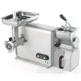 HACHOIR À VIANDE ET RÂPE  - MOD AND 22 - AVEC ENGRANAGE  - Structure en ALUMINIUM ANODISÉ  - Moteur VENTILÉ MONOPHASÉ  - Norme CE
