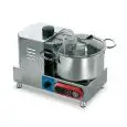 CUTTER INOX - MOD. PERUGIA 4 VV - VARIATEUR DE VITESSE  - Capacité cuve  Lt 3,3 - Capacité partie intérieure de la cuve Lt 1,5 - PUISSANCE  Watt/Hp 0,5/350 - MONOPHASÉ  - Norme CE