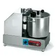 CUTTER INOX - MOD. PERUGIA 9 VV - VARIATEUR DE VITESSE  - Capacité cuve  Lt 9,4 - Capacité partie intérieure de la cuve Lt 5,4 - PUISSANCE  Watt/Hp 0,5/350x2 - MONOPHASÉ  - Norme CE