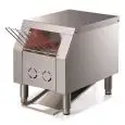 TOASTEUR  CONVOYEUR - MOD. ROLLER VV - Production horaire  N. 65/360 TOST - ALIMENTATION   V 230/50Hz - PUISSANCE  W 1300 - DIM. Cm L 23,8 X P 33 X h 29,4 - Norme CE