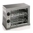 TOASTEUR  - MOD. GENOVA 6 - N. 2 NIVEAUX - CAPACITÉ TOAST N. 12 - ALIMENTATION   V 230/50Hz MONOPHASÉ  - PUISSANCE  W 3000 - DIM. Cm L 47,5 X P 26,5 X h 36,5 - Norme CE