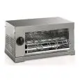 TOASTEUR  - MOD. GENOVA 3  - N. 1 NIVEAU  - CAPACITÉ TOAST N. 6 - ALIMENTATION   V 230/50Hz MONOPHASÉ  - PUISSANCE  W 2400 - DIM. Cm L 47,5 X P 26,5 X h 24 - Norme CE