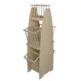 BAGUETTE HOLDER DISPLAY - Mod. LIBRA - AVEC 5 PANIERS - DIMENSIONS CM L 39 x P 50 x 136h