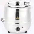 SOUPIÈRE ÉLECTRIQUE - Mod. SP10S.S. - Récipient amovibe en acier inox - Capacité lt. 9 - Puissance W 400 - Alimentation monophasé - Dim. ø L 33 x h 36 cm- Norme CE
