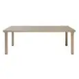 TABLEAU PER3 EXTENSIBLE - MOD. 1893 - PLATEAU EN TECHNOPOLYMÈRE EFFET LATTES - PIEDS EN ALUMINIUM PEINT cm 80x80 - 2 EXTENSIONS - POUR USAGE INTÉRIEUR/EXTÉRIEUR - EXTENSIBLE JUSQU'À 220 cm - DIM. cm L 170/195/220 x P 100 x H 75