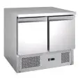 SALADETTE ET TABLE RÉFRIGÉRÉE - Mod. G-S901 FC - GASTRONORM 1/1 ( 53x32,5 cm) - STATIQUE - N. 2 portes réfrigérées - Température +2°/+8°C - Dim. 90x70x85 cm - Norme CE