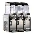 MACHINE À NEIGE FONDANTE ÉLECTRONIQUE - MOD. PREMIÈRE CLASSE 3 - CONVIENT ÉGALEMENT POUR SORBETS ET COCKTAILS - N. 3 RÉSERVOIRS - N. 1 COMPRESSEUR - CAPACITÉ LT 12 + 12 + 12 - RÉFRIGÉRATION DU PRODUIT PAR LE BAS - Dim. Cm. L 62 x P 56 x h 78 - NORME CE
