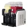 MACHINE À NEIGE FONDANTE ÉLECTRONIQUE - MOD. BIG BIZ 2 - CONVIENT ÉGALEMENT AUX SORBETS FROIDS ET COCKTAILS - N. 2 RÉSERVOIRS - N. 1 COMPRESSEUR - CAPACITÉ LT 6 + 6 - RÉFRIGÉRATION DU PRODUIT PAR LE BAS - PETITE TAILLE - Taille Cm. L 44 x P 47,6 x h 55,5 