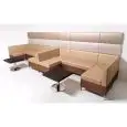 ABACO COLLECTION - MOD. ABACO - PIEDS EN ACIER - ASSISE ET DOSSIER EN TISSU - POSSIBILITÉ DE CRÉER DIFFÉRENTES COMPOSITIONS FACILEMENT MODIFIABLES - POUR UNE UTILISATION EN INTÉRIEUR - D'AUTRES FINITIONS SONT DISPONIBLES SUR DEMANDE - NORME CE