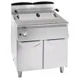 FRITEUSE À GAZ - LINEA PASTRY - MOD. FG73PT - POUR PÂTISSERIE - 1 CUVE DE 44 L D'HUILE - 1 COMPARTIMENT NEUTRE À DEUX PORTES - DIMENSIONS L 80 X P 70 X h 90 cm - Poids 102 Kg